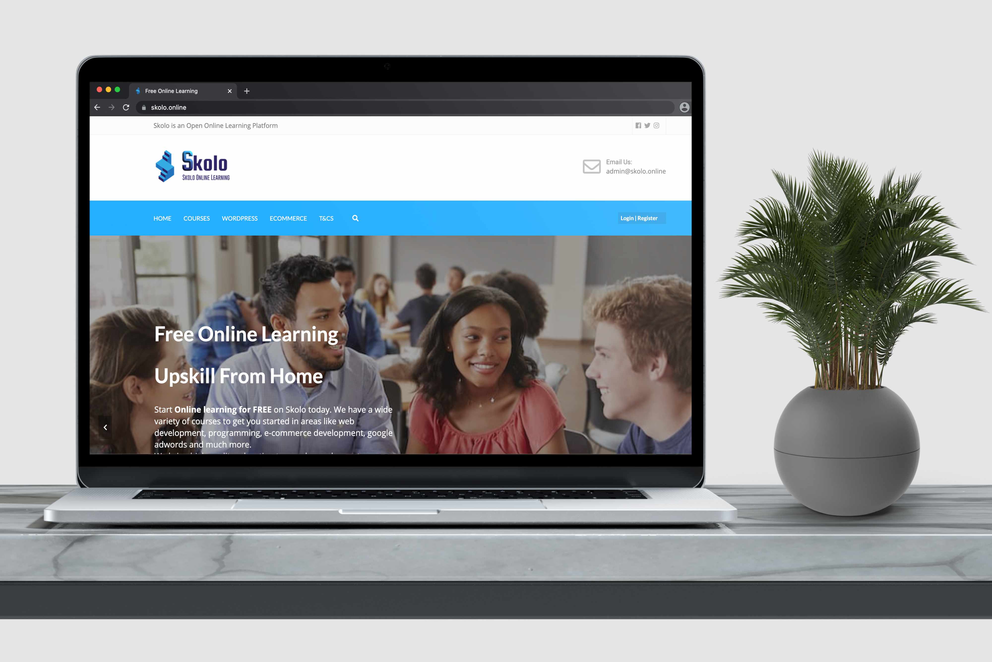 Online Learning Platform LMS for Skolo Online